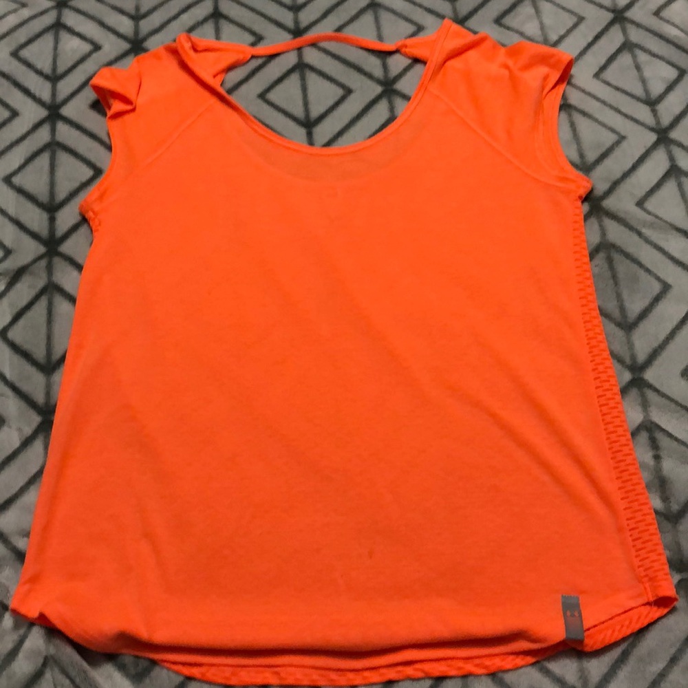 Orange Under Armour T-shirt